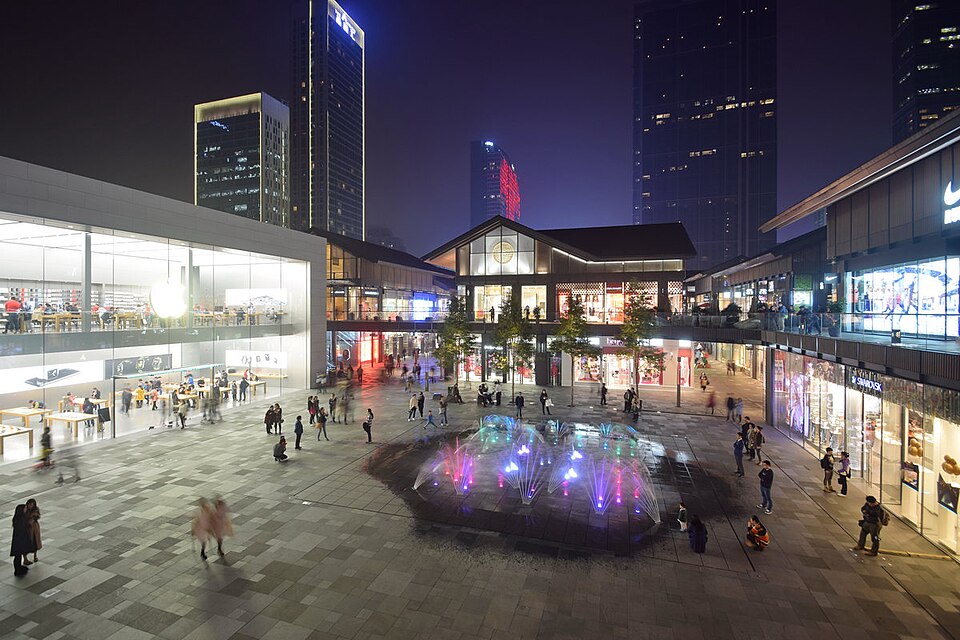 Taikoo Li et Chunxi Road à Chengdu