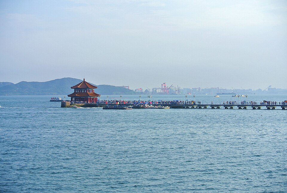 Jetée de Zhanqiao à Qingdao