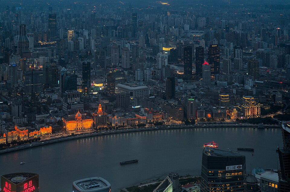 The Bund in Shanghai