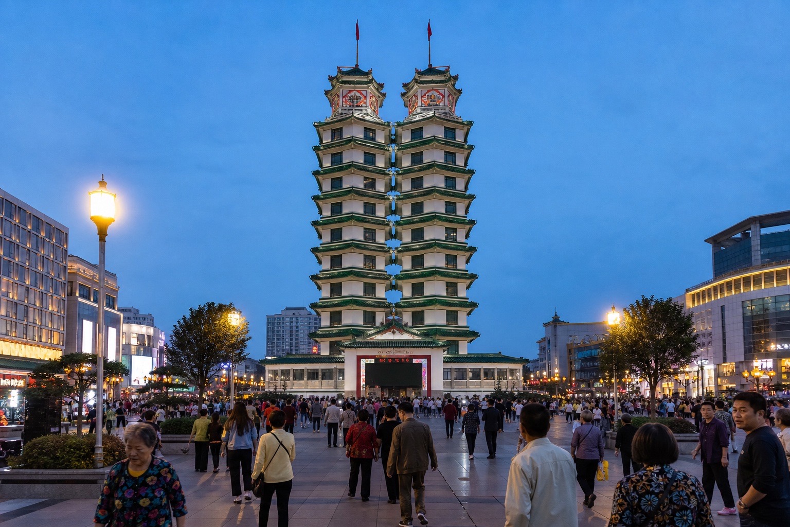 Erqi Square & CBD in Zhengzhou