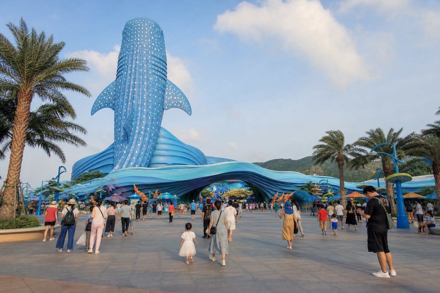 Chimelong Ocean Kingdom à Hengqin à Zhuhai