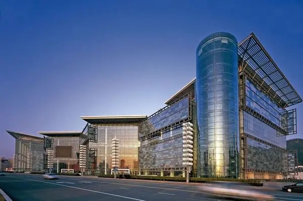 Exterior of Dalian World Expo Plaza