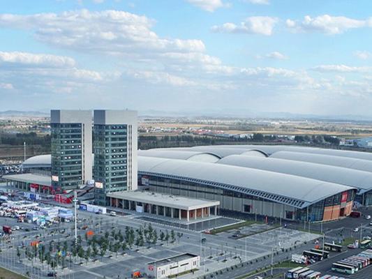 Vue aérienne du centre international d'expositions de Shenyang