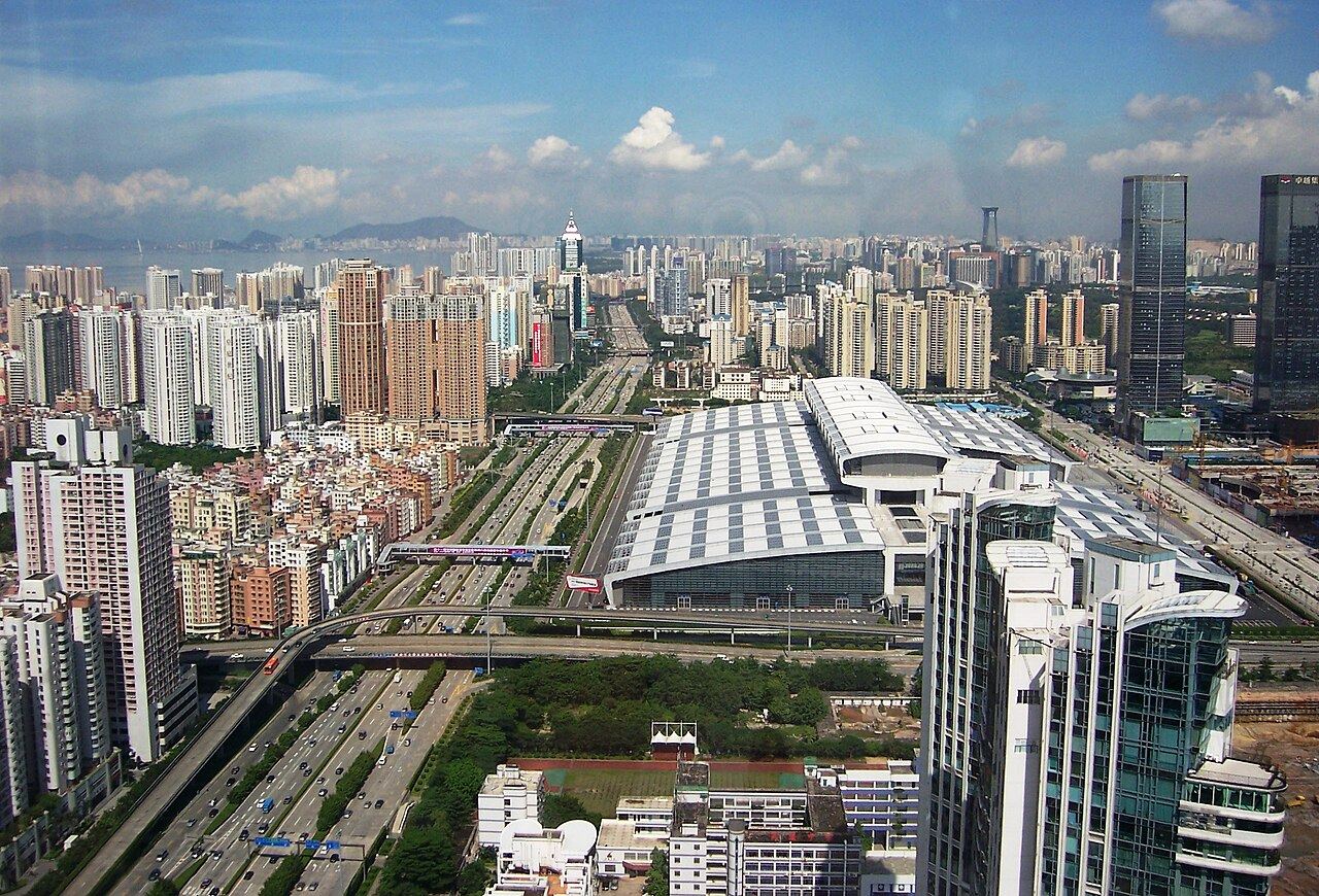 Shenzhen Convention and Exhibition Center in Futian