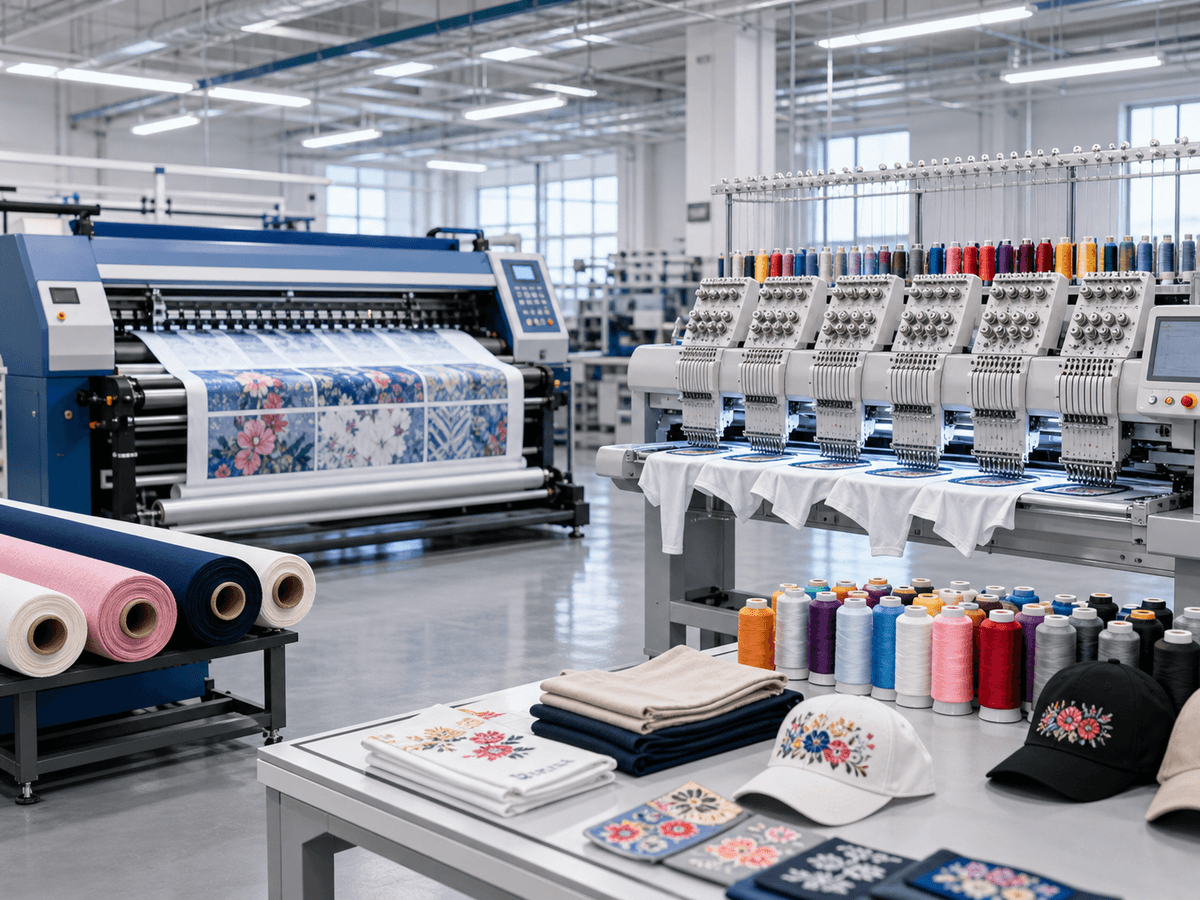 Textile, Printing & Embroidery Equipment sourcing support