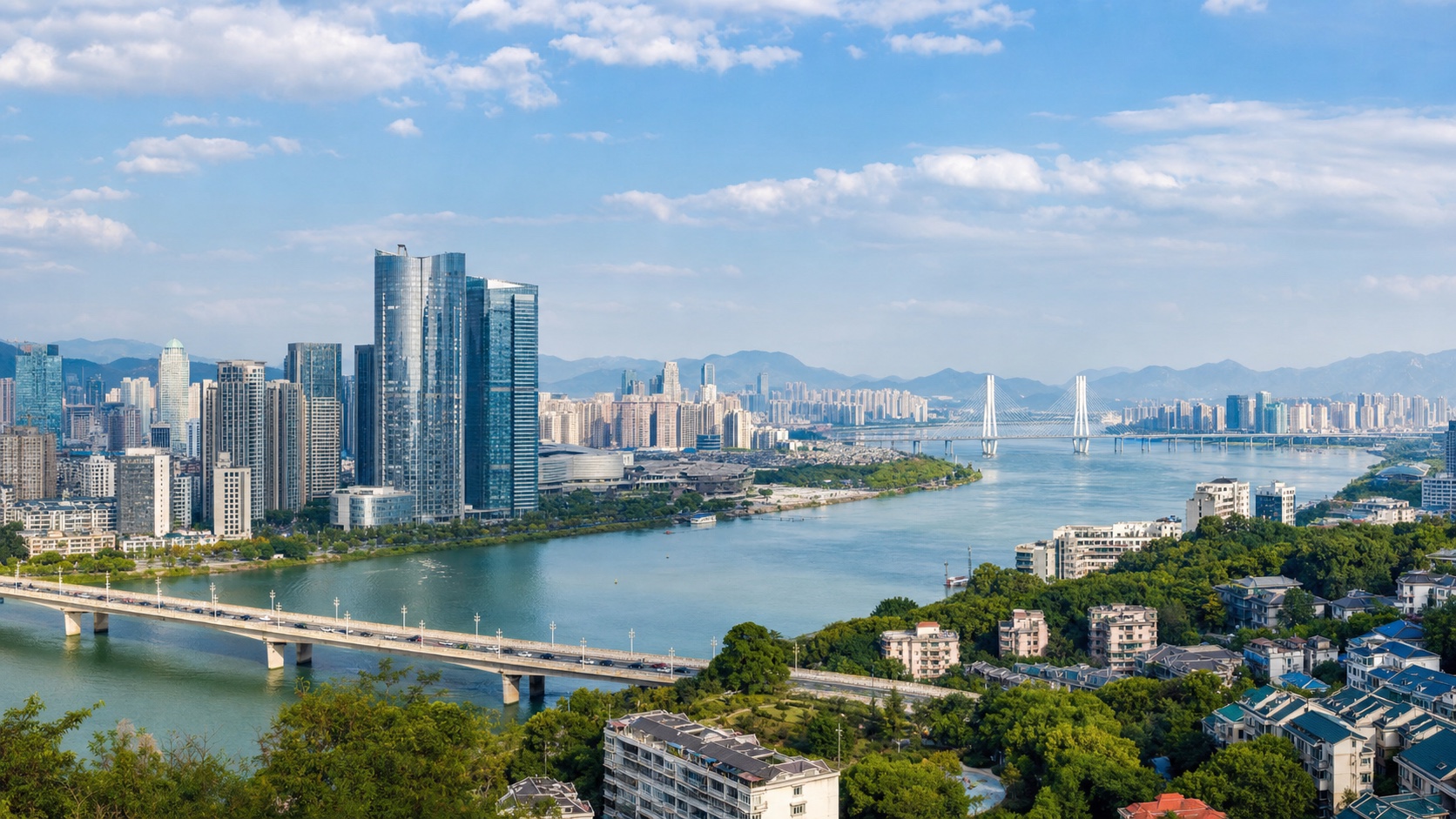 福州城市商务景观