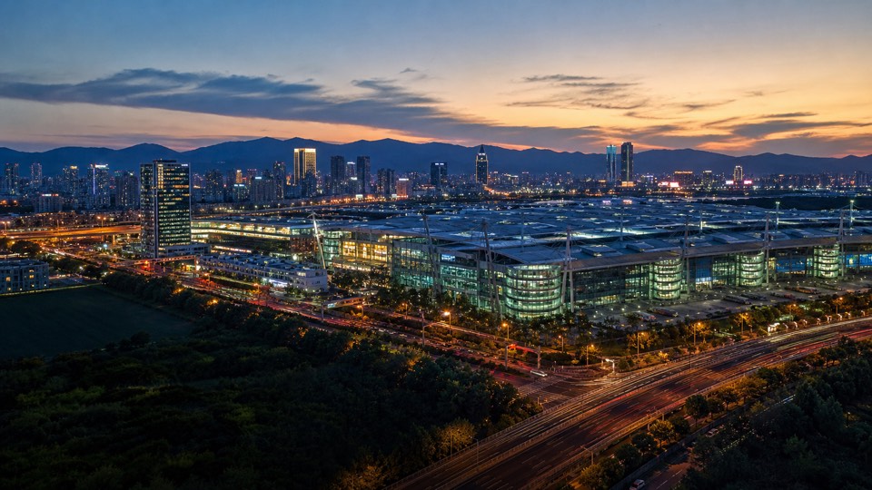 Yiwu, China skyline and business-travel landmarks
