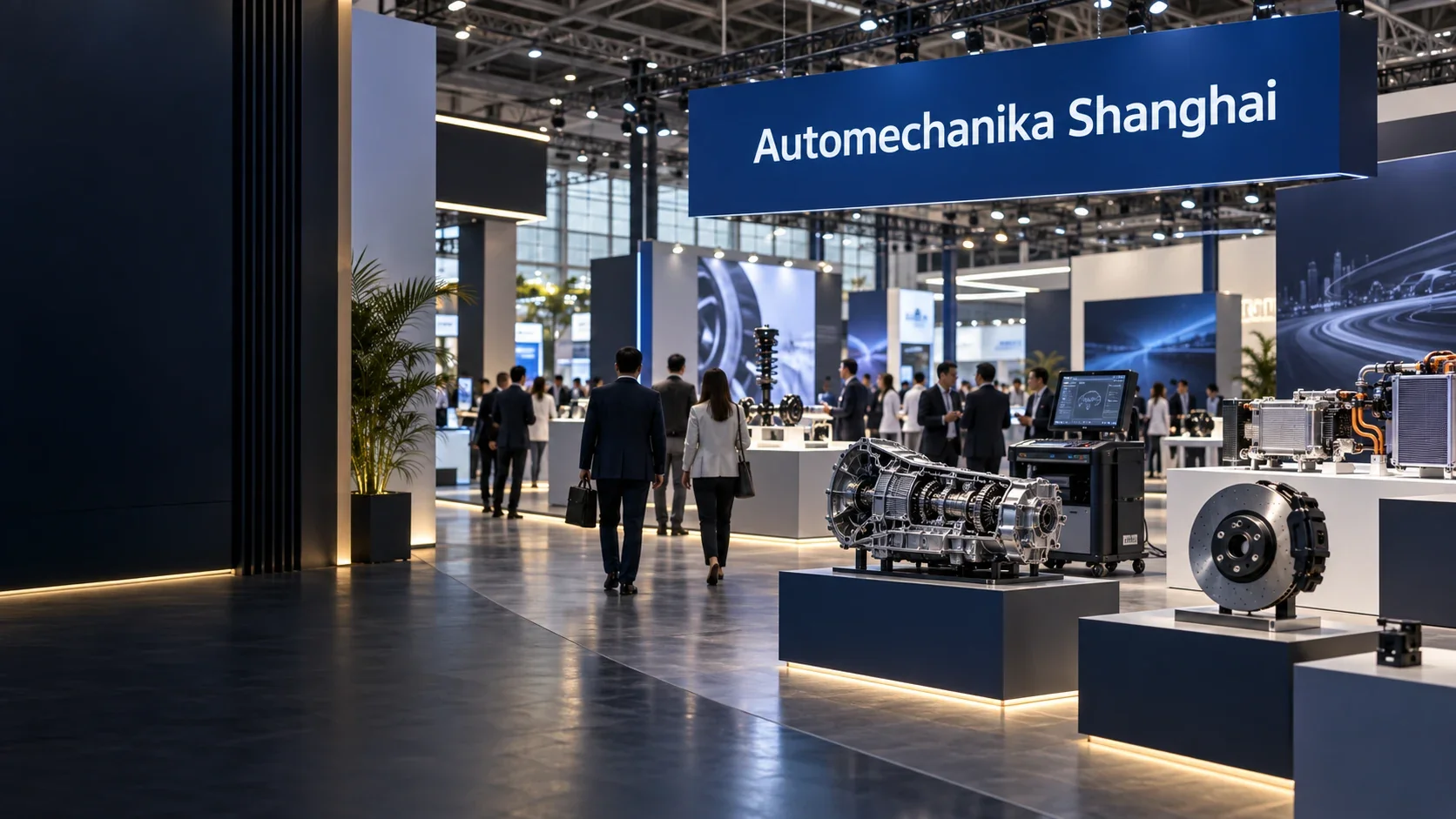 مكونات سيارات ومعدات تشخيص تحت لافتة Automechanika Shanghai
